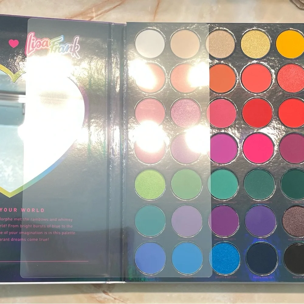 VAULTED ~ Morphe x Lisa Frank ~ ‘35B PRANCING UNI’S' Artistry Eyeshadow Palette
